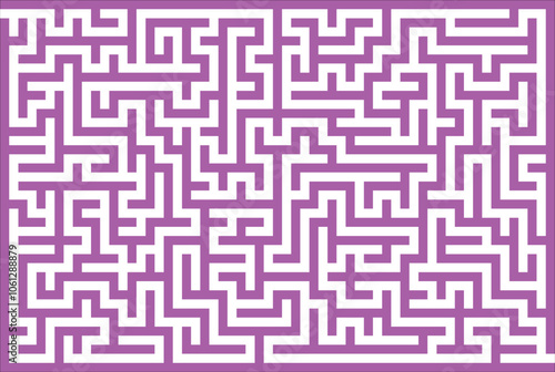 Seamless geometric maze pattern illustration, a vector labyrinth design for wallpaper and puzzle backgrounds