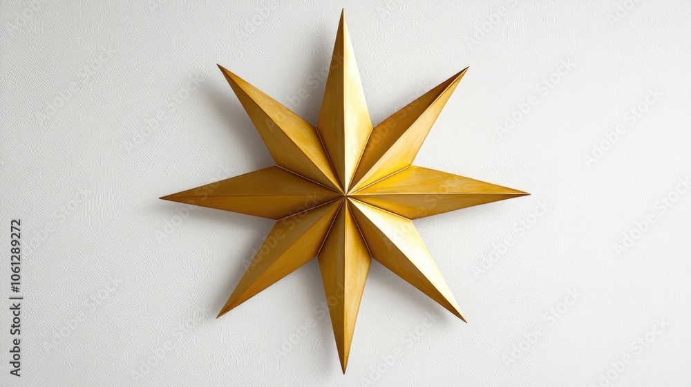 Golden Star Wall Decor for Modern Interiors Golden Star Wall Decor for Modern Interiors