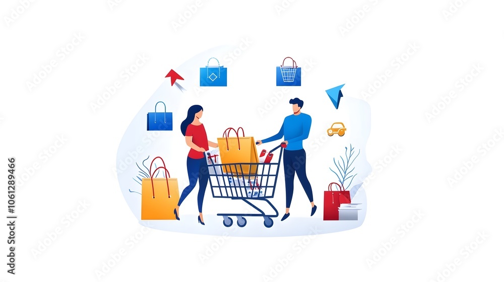 Shoppers explore exciting retail experience Shoppers explore exciting retail experience