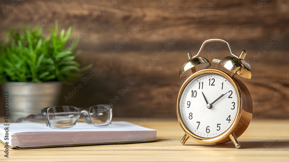 Enhance your workspace with a stylish clock Enhance your workspace with a stylish clock