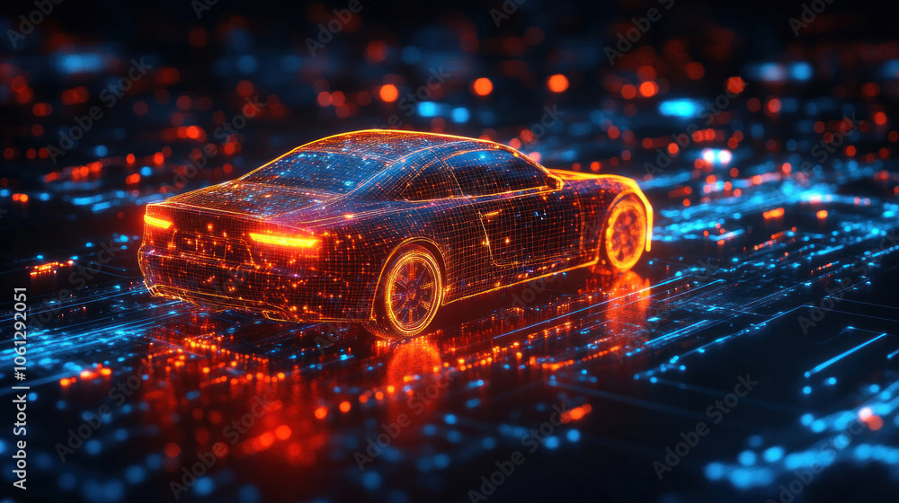 car insurance concept with vehicle protected by digital shield, safety and security focus car insurance concept with vehicle protected by digital shield, safety and security focus