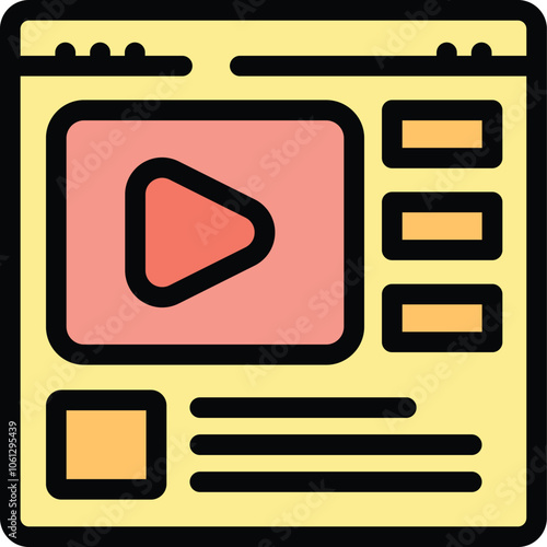 Website interface is displaying a video player with controls, suggesting online video streaming or content consumption