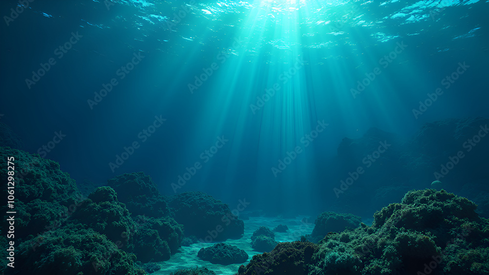 Fototapeta premium underwater view of a reef