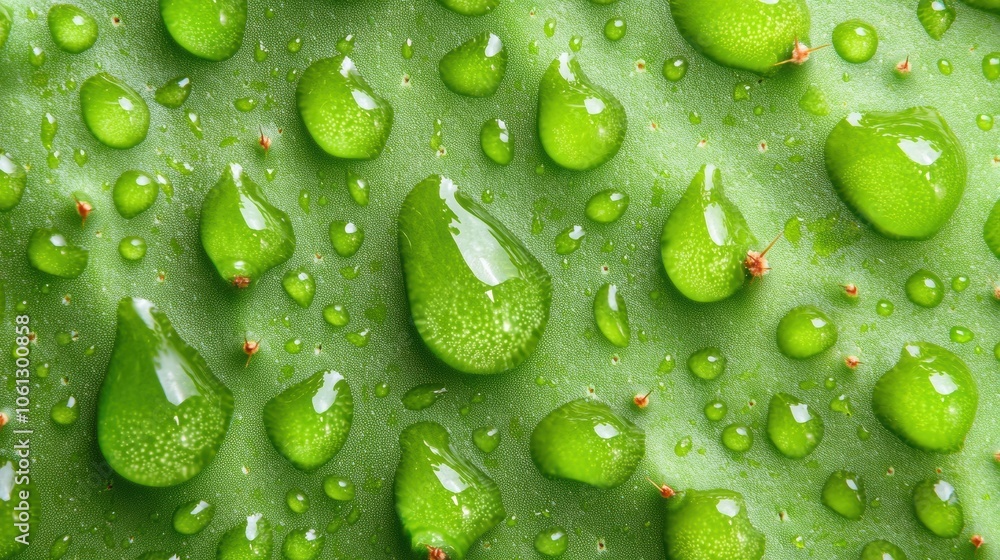 Close-Up of Water Droplets on Cactus Thorn