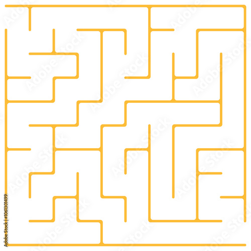 Seamless geometric maze pattern illustration, a vector labyrinth design for wallpaper and puzzle backgrounds