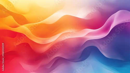 Abstract colorful wave background.