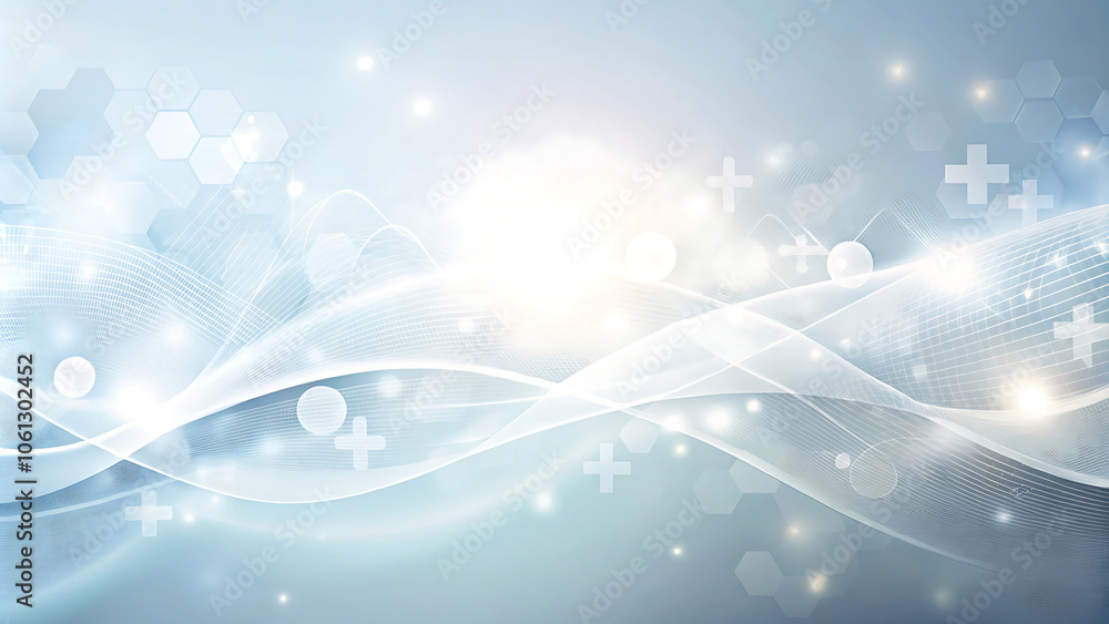with blurred medical element wave abstract background with blurred medical element wave abstract background