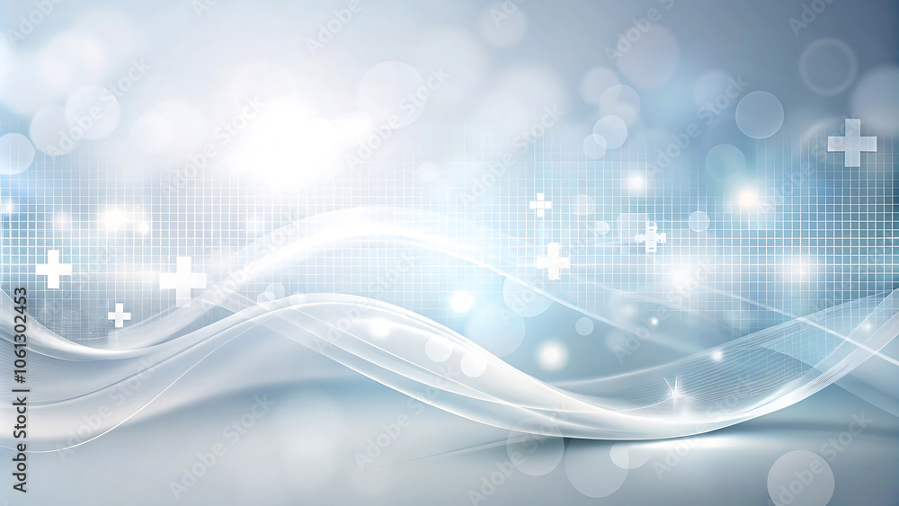 with blurred medical element wave abstract background with blurred medical element wave abstract background