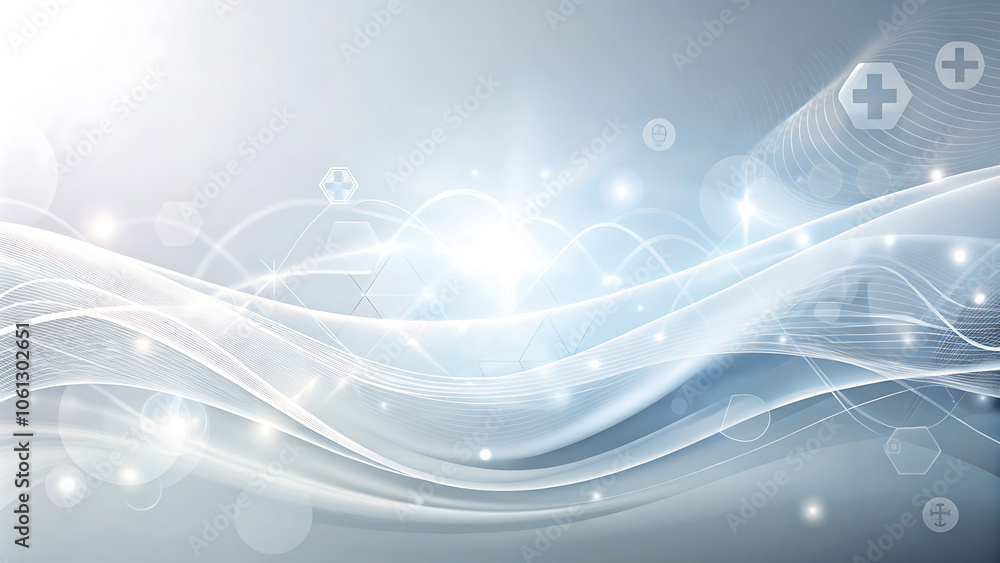 with blurred medical element wave abstract background with blurred medical element wave abstract background