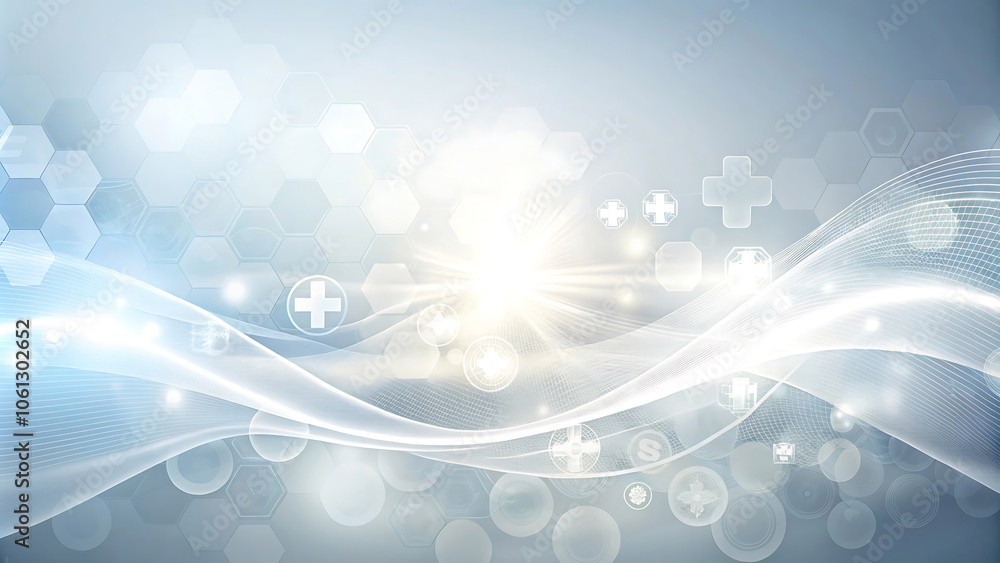 with blurred medical element wave abstract background with blurred medical element wave abstract background