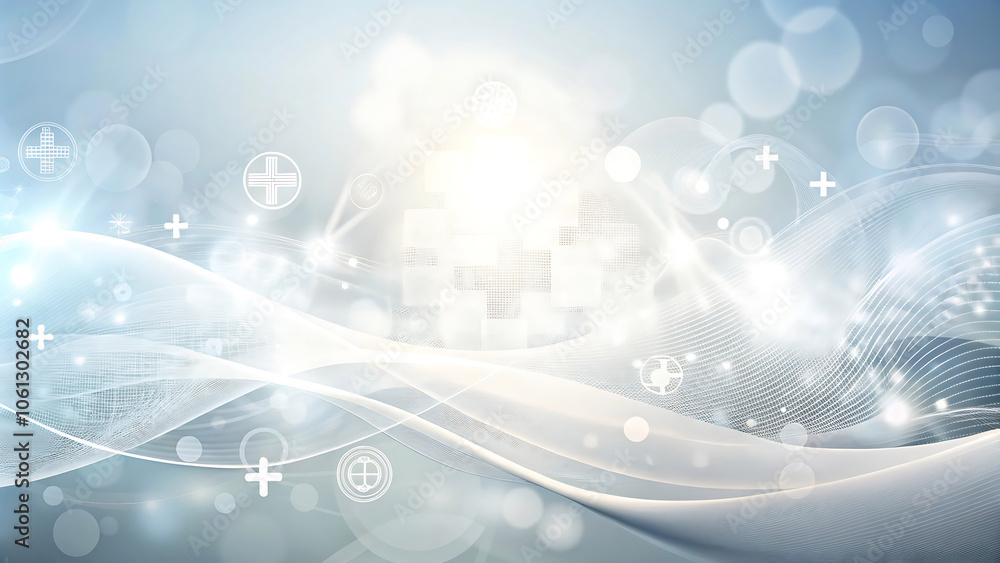 with blurred medical element wave abstract background with blurred medical element wave abstract background