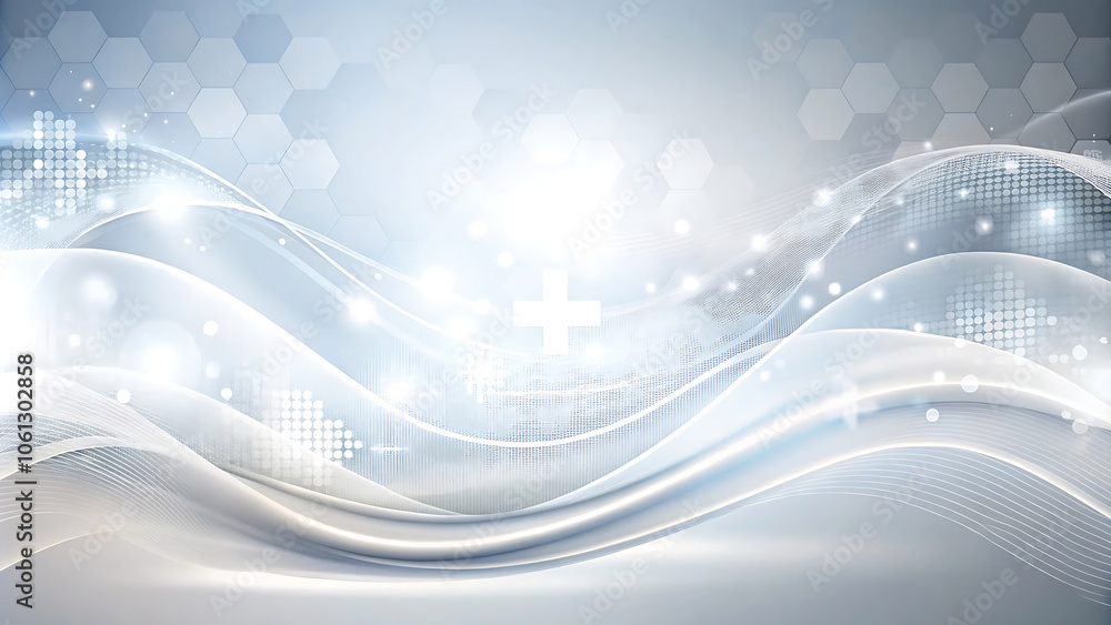 with blurred medical element wave abstract background with blurred medical element wave abstract background