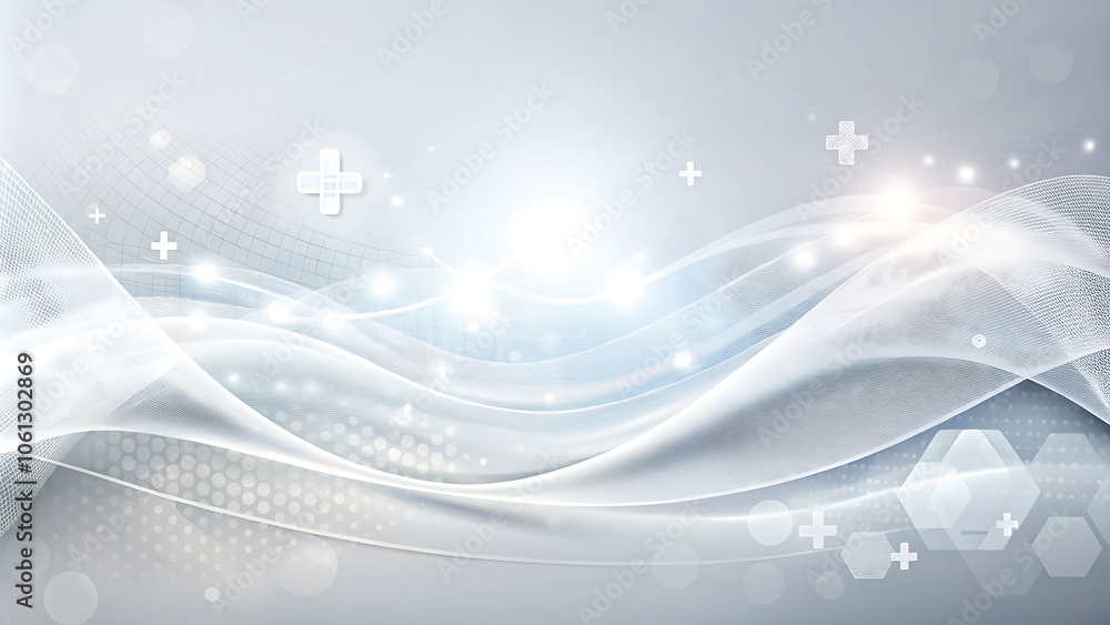 with blurred medical element wave abstract background with blurred medical element wave abstract background