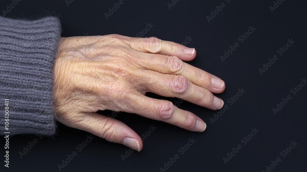 Fototapeta premium Explore the subtle beauty of aging hands in photography