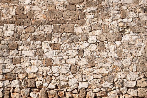 Fotografie Muro con pietre chiare - Texture