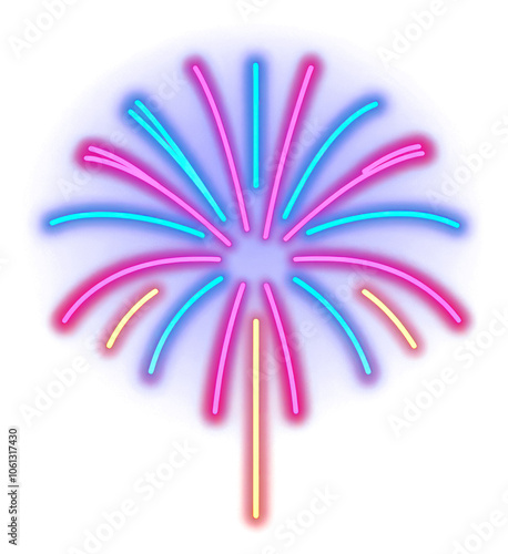 PNG Firework fireworks illustration vibrant.