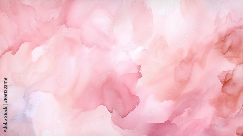 Fototapeta premium Soft Pink Watercolor Texture Background