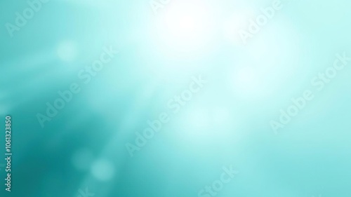 Soft teal light gently radiating from a central point, creating a soothing and ethereal abstract background, teal, gentle, central