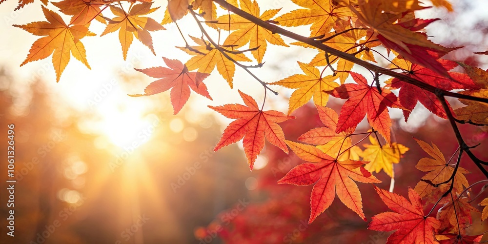 Nature background with vibrant autumn leaves and sun flares , fall, autumn, leaves, colorful, background, nature, foliage, seasonal Nature background with vibrant autumn leaves and sun flares , fall, autumn, leaves, colorful, background, nature, foliage, seasonal