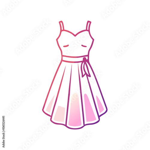 cocktail dress  illustration