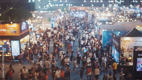 crowd of people on the street