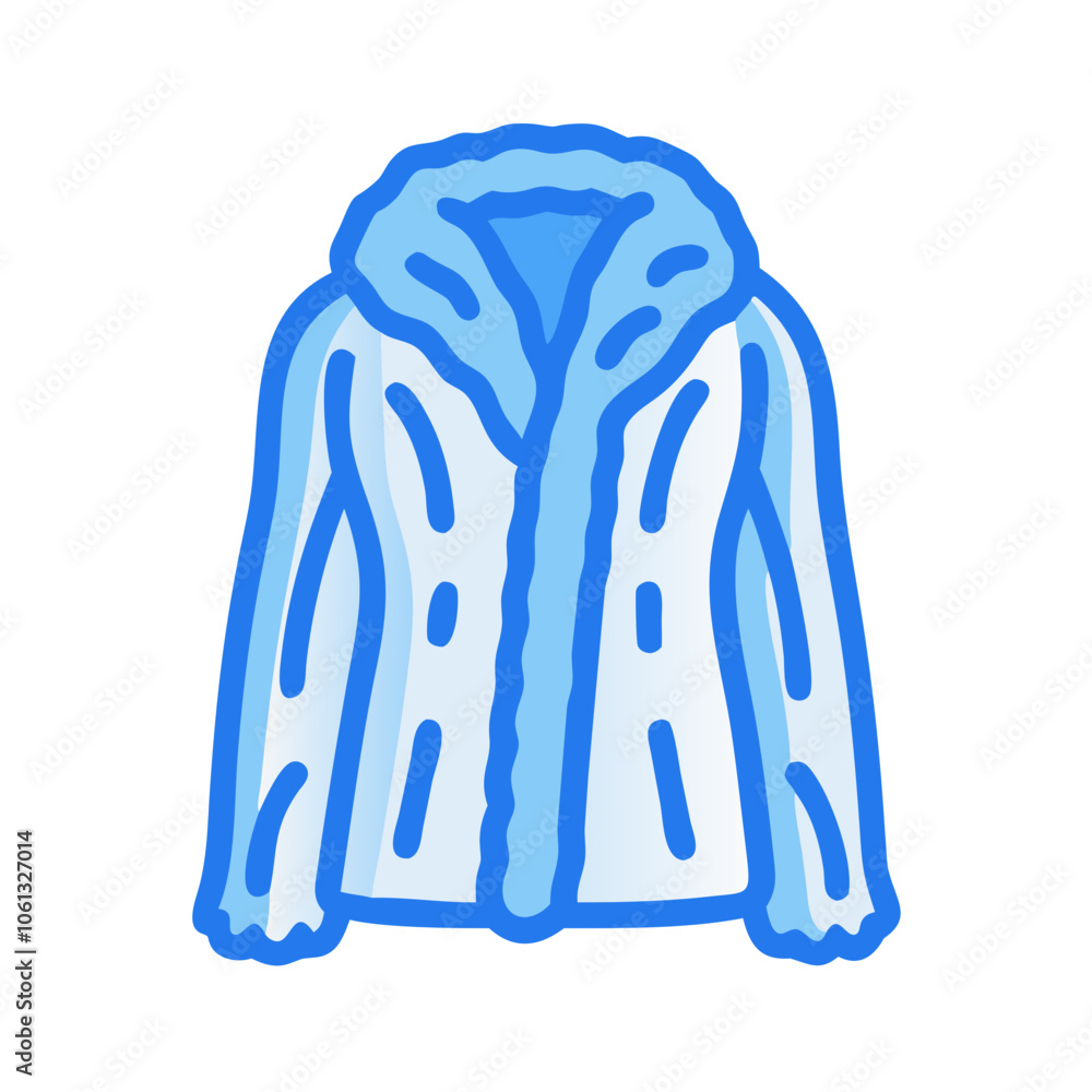 faux fur coat vector, faux fur coat illustration faux fur coat vector, faux fur coat illustration