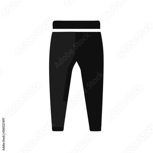 leggings  vector icon, dress icon, vector clothing icon - simple vector illustration of a leggings , in a simple and clean style, for business and fashion graphics. clothing flat illustration.