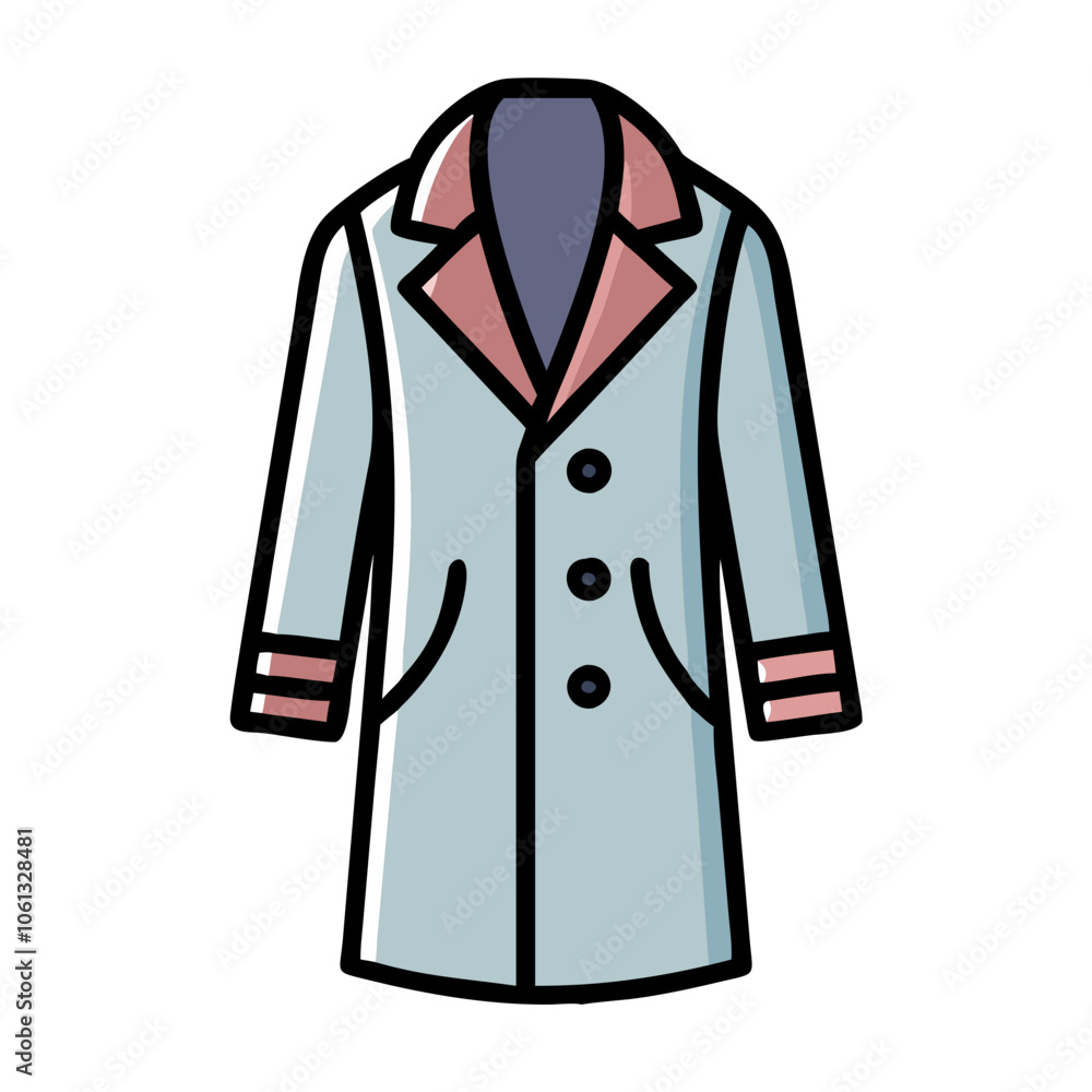 overcoat vector icon, dress icon, vector clothing icon - simple vector illustration of a overcoat , in a simple and clean style, for business and fashion graphics. clothing flat illustration. overcoat vector icon, dress icon, vector clothing icon - simple vector illustration of a overcoat , in a simple and clean style, for business and fashion graphics. clothing flat illustration.