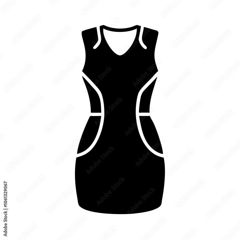 sheath dress vector icon, dress icon, vector clothing icon - simple vector illustration of a sheath dress , in a simple and clean style, for business and fashion graphics. clothing flat illustration. sheath dress vector icon, dress icon, vector clothing icon - simple vector illustration of a sheath dress , in a simple and clean style, for business and fashion graphics. clothing flat illustration.