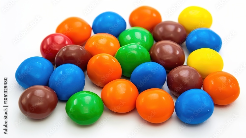Candy on a white background presents a sweet and enticing sight. A colorful display of treats that brings joy and indulgence. Candy on a white background presents a sweet and enticing sight. A colorful display of treats that brings joy and indulgence.