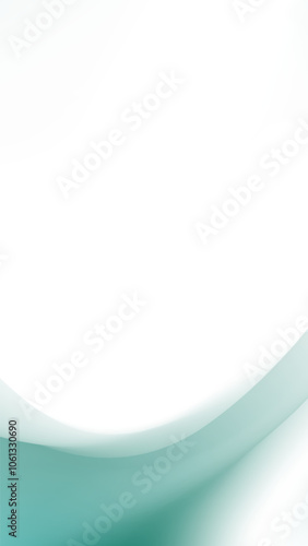 Abstract Green Wave Background Design Template