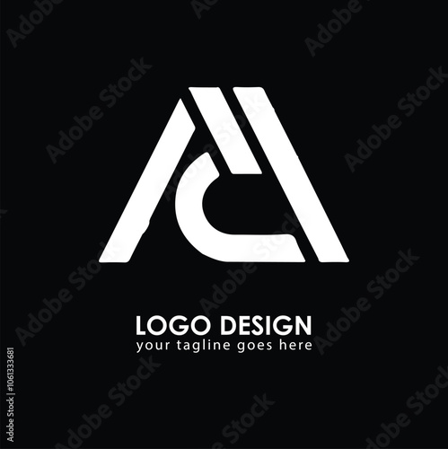 MC MD Logo Design, Creative Minimal Letter MD MC Monogram