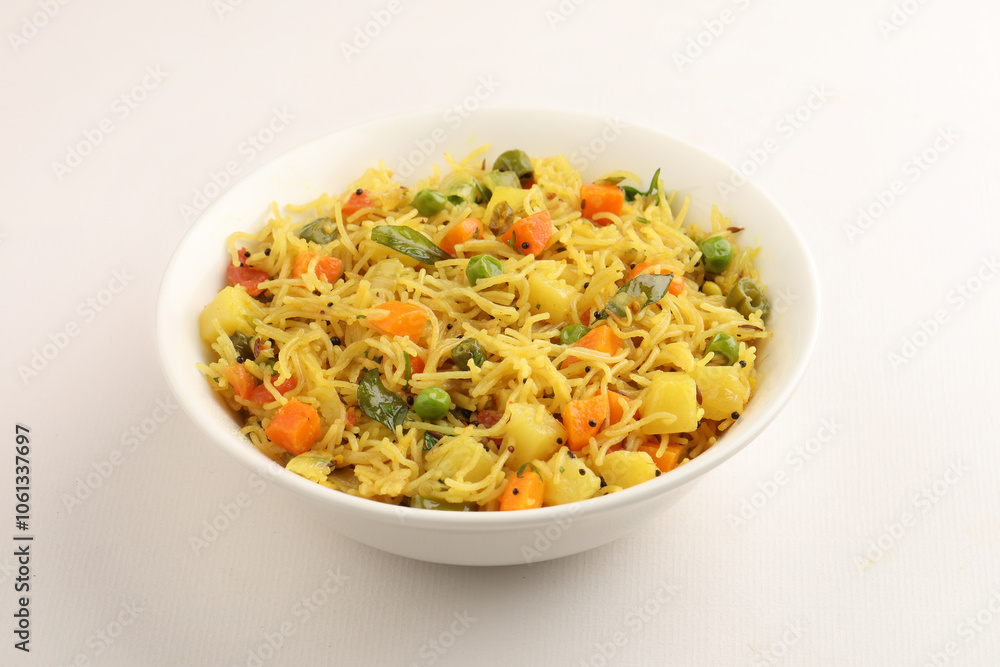 Semiya Upma or Vermicelli Uppuma or uppittu is a popular breakfast menu from south India Semiya Upma or Vermicelli Uppuma or uppittu is a popular breakfast menu from south India