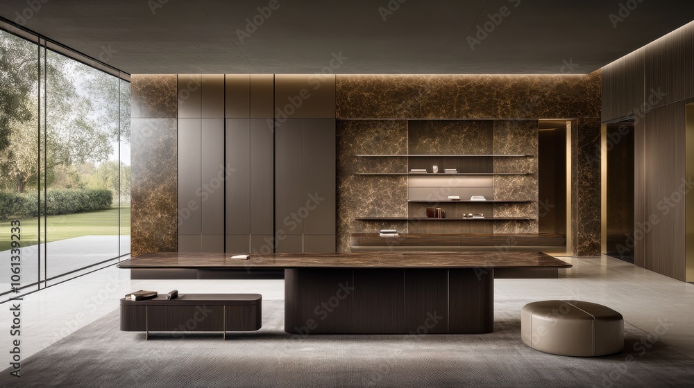Minimalist and Elegant Home Interior Design with Nature View Minimalist and Elegant Home Interior Design with Nature View