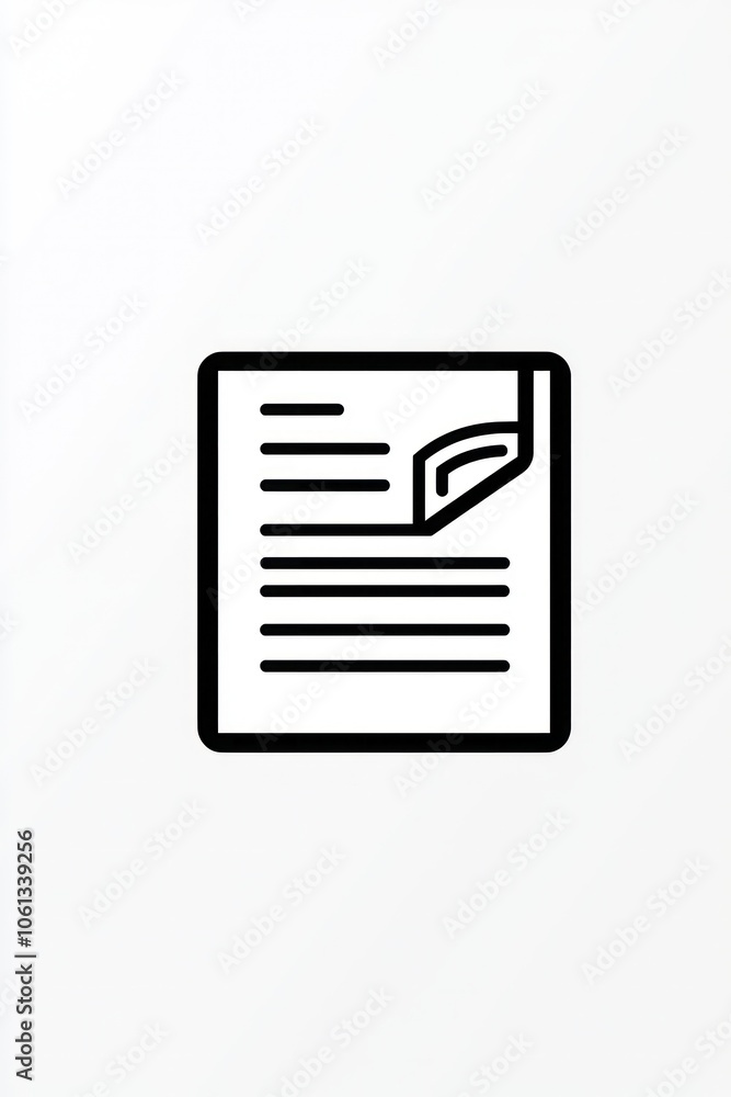 Three-dimensional newspaper icon, rolled and secured with a string for distribution. Three-dimensional newspaper icon, rolled and secured with a string for distribution.