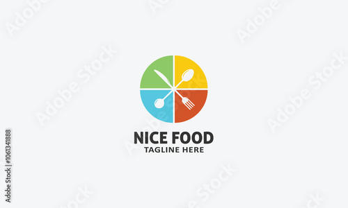 Restaurant logo design vector template