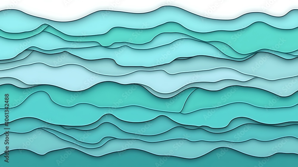 Abstract Blue Waves Background Clean Blank Canvas with Empty Space for Designs Abstract Blue Waves Background Clean Blank Canvas with Empty Space for Designs