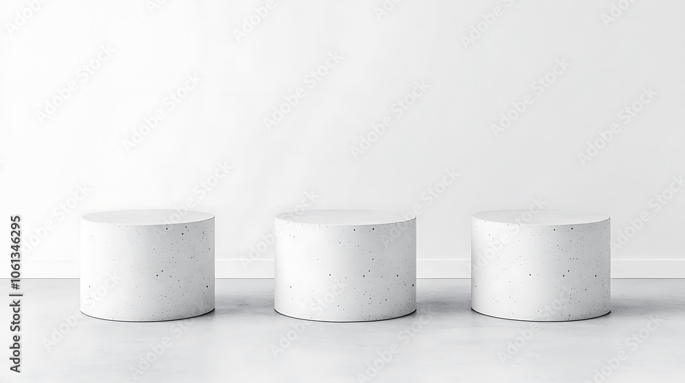 Minimalist Product Display with Concrete Platforms Soft Pastel Background for Graphic Design Templates Minimalist Product Display with Concrete Platforms Soft Pastel Background for Graphic Design Templates