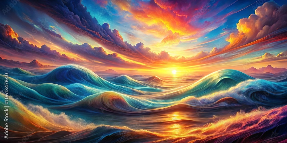 A symphony of colors painted across the canvas of the sky as the sun sets over a tranquil sea, where clouds dance in the golden light and waves roll in harmonious rhythm. A symphony of colors painted across the canvas of the sky as the sun sets over a tranquil sea, where clouds dance in the golden light and waves roll in harmonious rhythm.