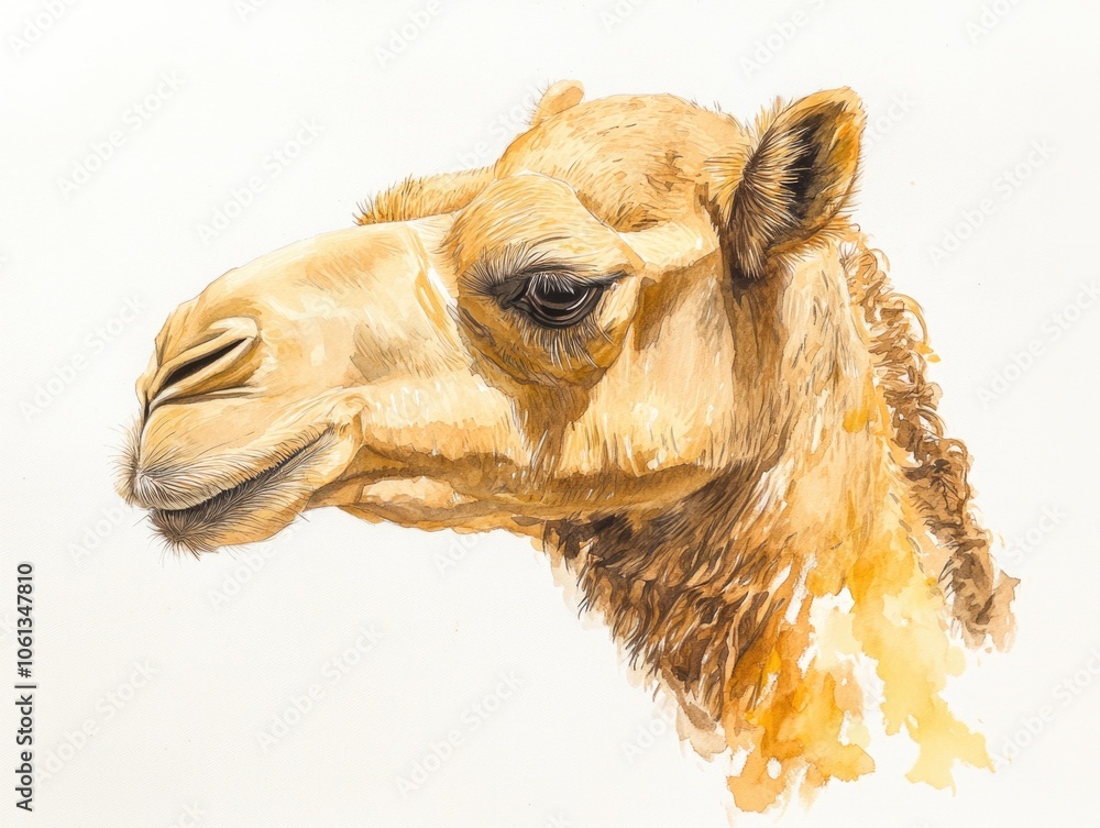 Obraz premium Camel Face Close Up