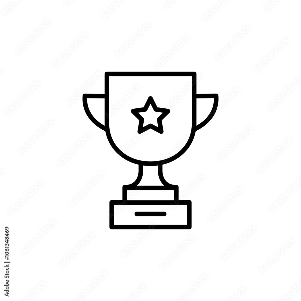 trophy cup icon trophy cup icon