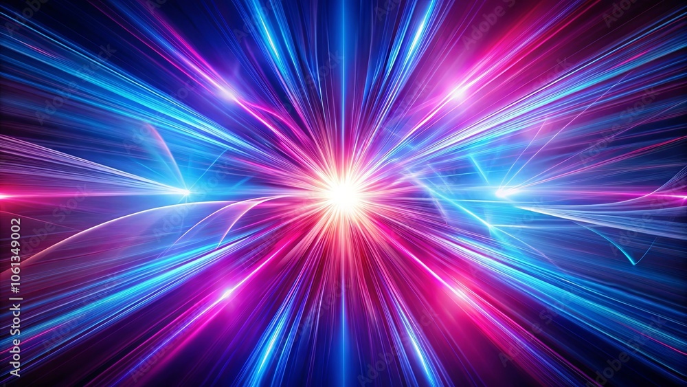 A mesmerizing interplay of light and energy, creating a radiant, dynamic, and abstract composition with a sense of depth and motion.