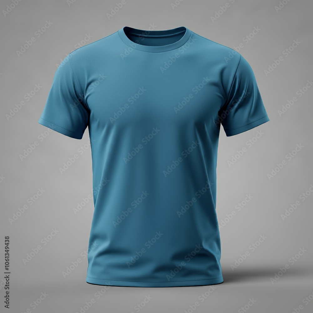 Blank male t-shirt Mockup template front view for design. AI Generative Blank male t-shirt Mockup template front view for design. AI Generative