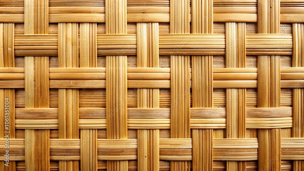 Intricate Woven Pattern of Natural Straw Creating a Textured and Earthy Surface Intricate Woven Pattern of Natural Straw Creating a Textured and Earthy Surface