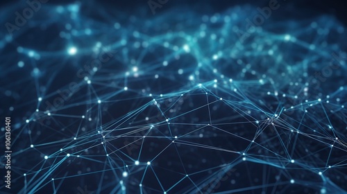 Intricate Network of Data Connections in Motion