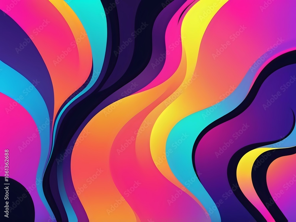 design abstract neon color gradient background design abstract neon color gradient background