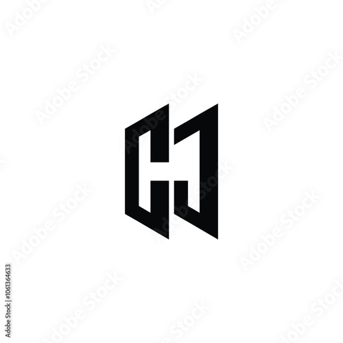 CJ monogram logo design letter text name symbol monochrome logotype alphabet character simple logo