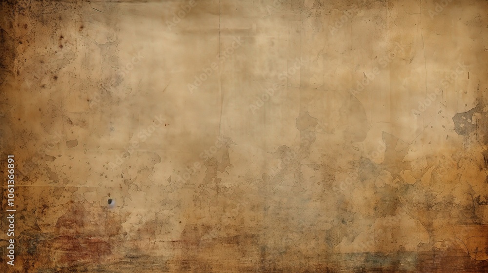 Old Paper Texture with Subtle Creases for Background Old Paper Texture with Subtle Creases for Background