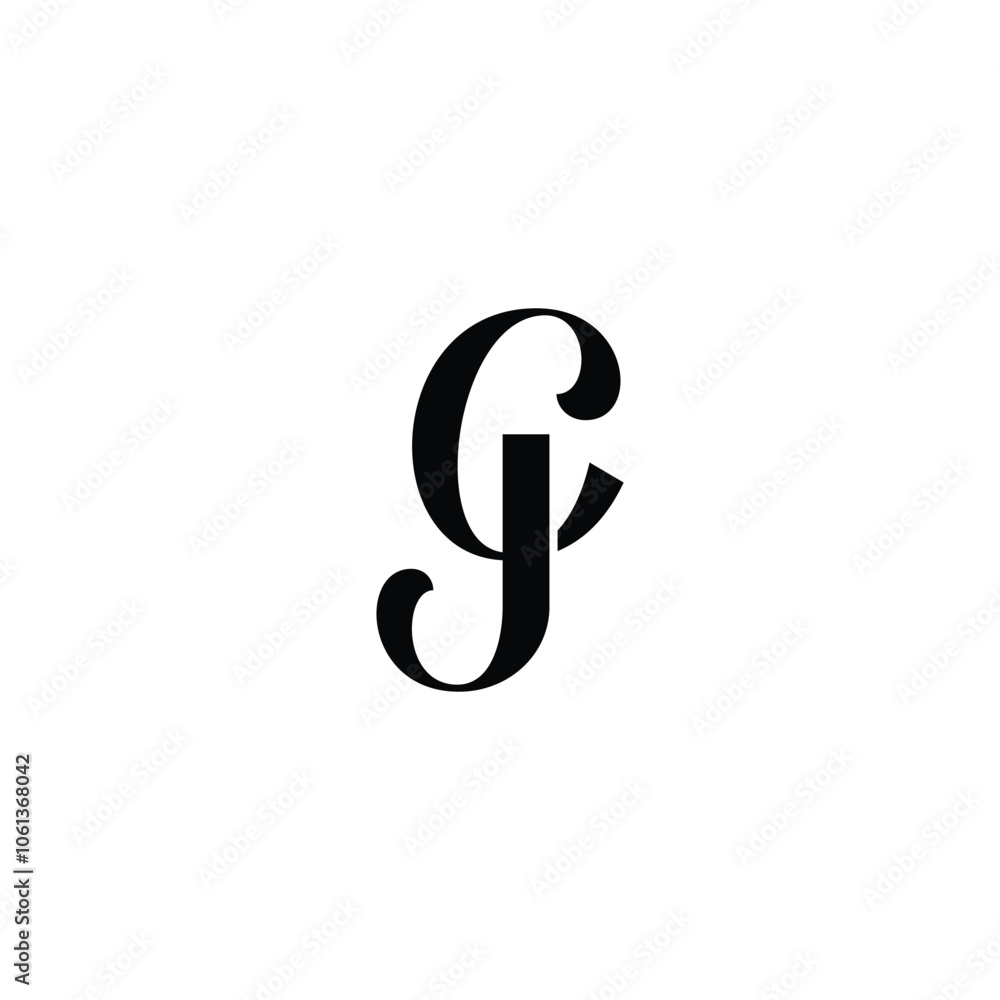 CJ monogram logo design letter text name symbol monochrome logotype alphabet character simple logo CJ monogram logo design letter text name symbol monochrome logotype alphabet character simple logo