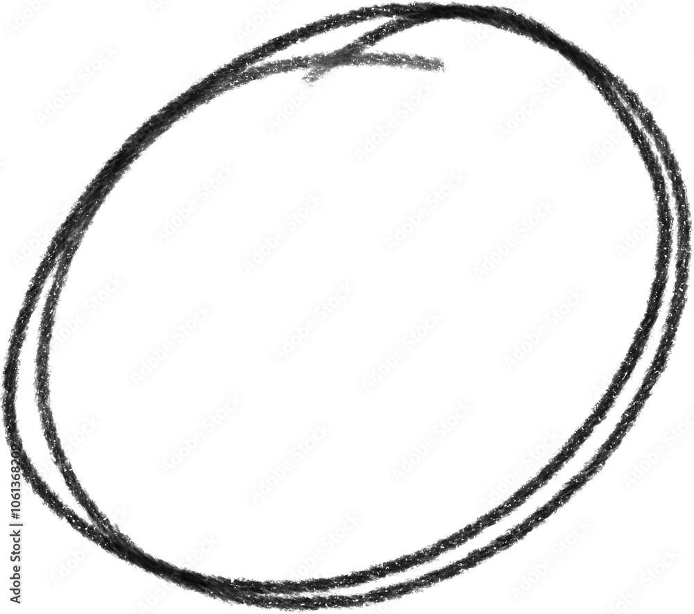 Hand drawn sketch line oval and circle doodle. design decoration elements Hand drawn sketch line oval and circle doodle. design decoration elements